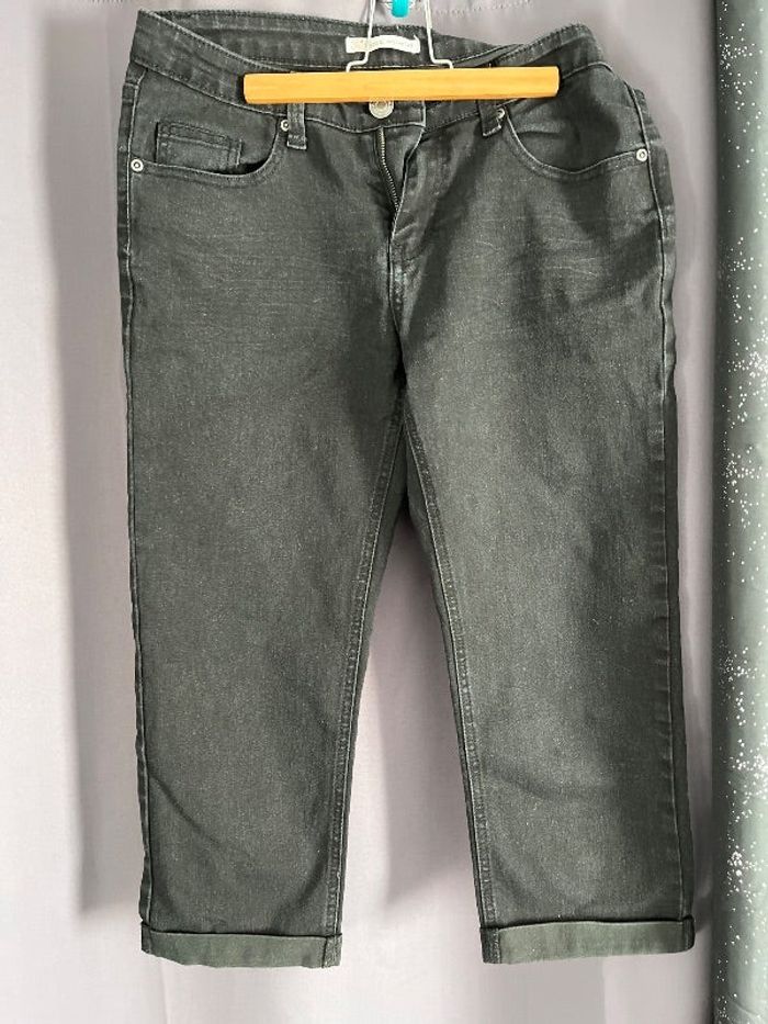 Pantacours Jeans Noir