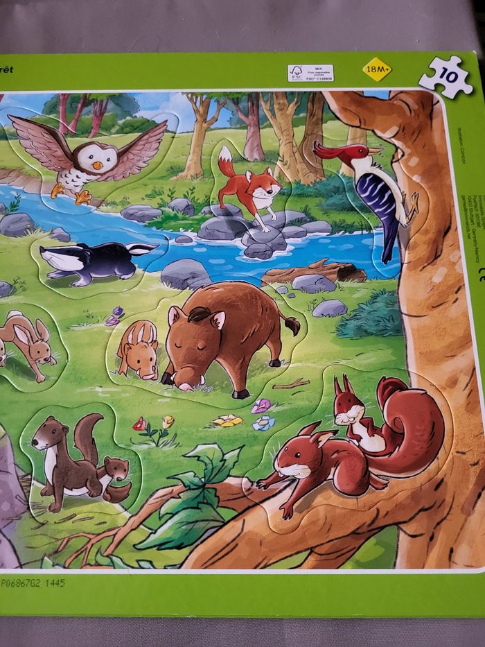 Lot de 2 puzzles animaux - photo numéro 4