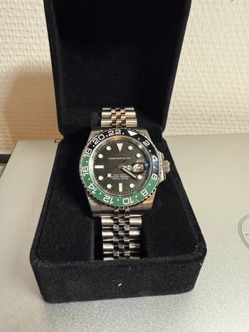 Montre seiko mod jubilee pepsi Green sprite