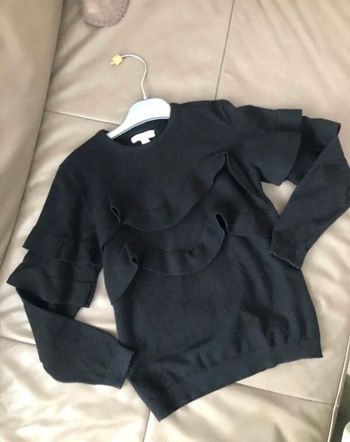 Pull noir fille Lili Marelle