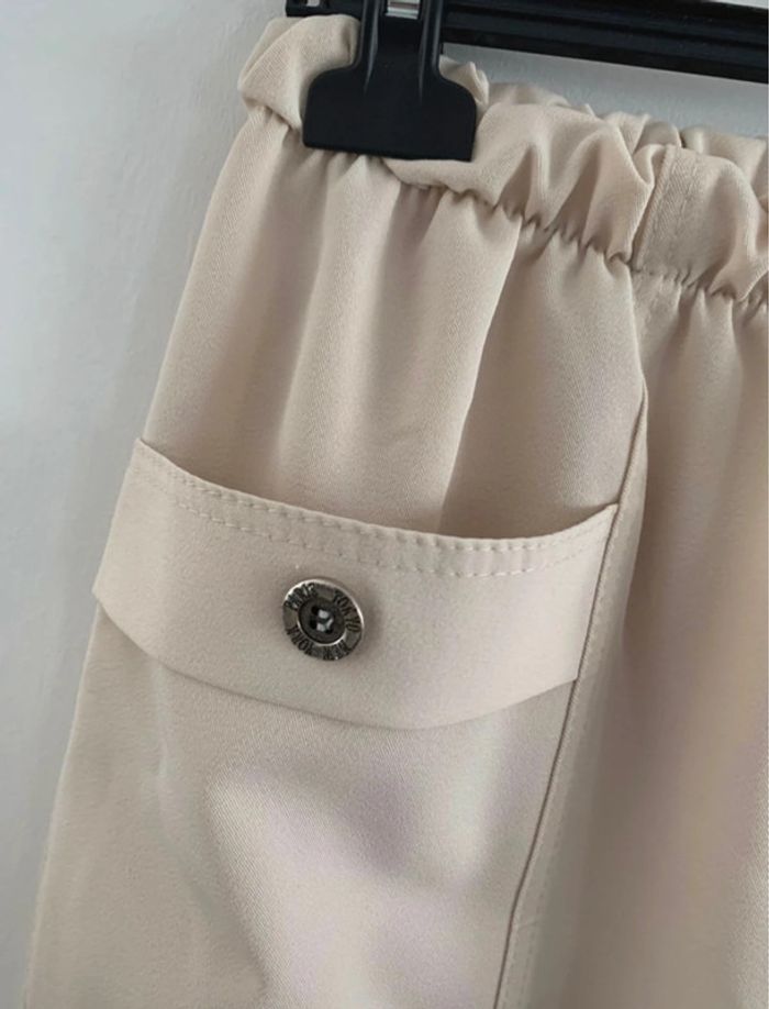 Short cargo beige crème Vintage Y2K T3 40 L - photo numéro 2