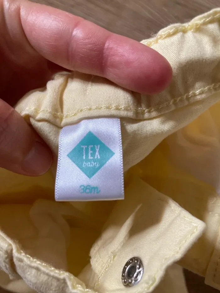 Pantalon jaune clair 36 mois - photo numéro 3