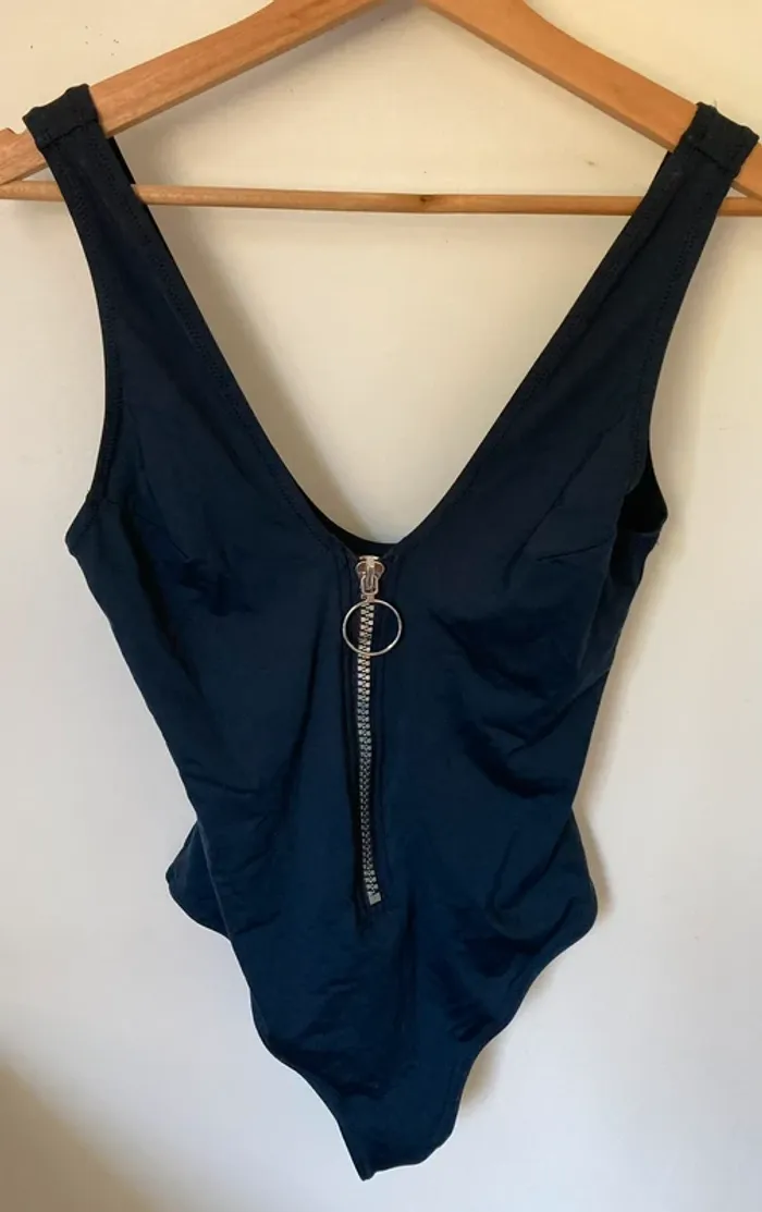 Maillot de bain 1 pièce bleu marine H&M taille 40