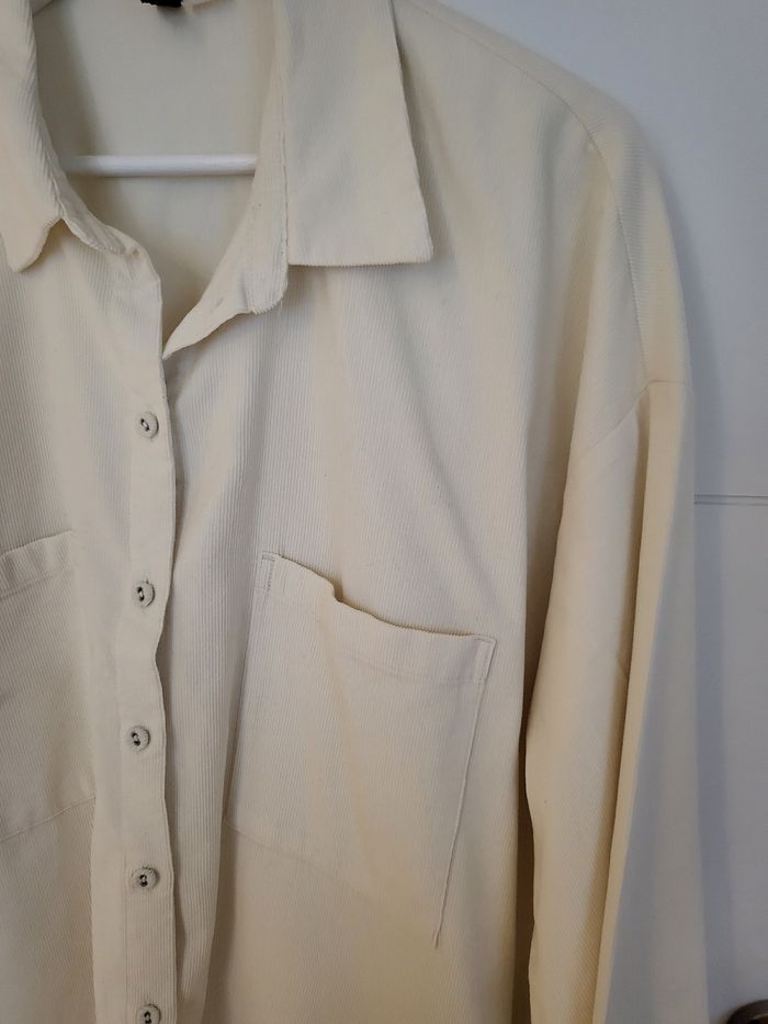 Chemise velour oversize - photo numéro 3