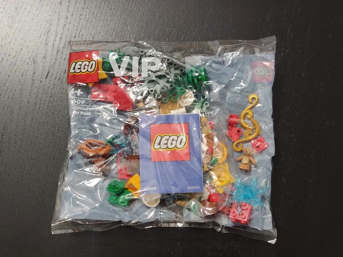 Sachet Lego VIP Noël - vrai Lego