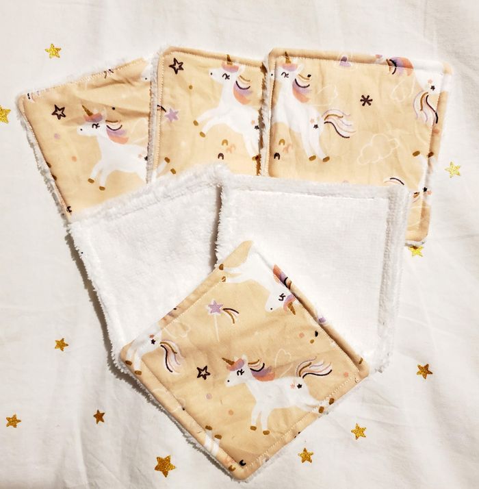 Lot de 6 lingettes - Licorne 2