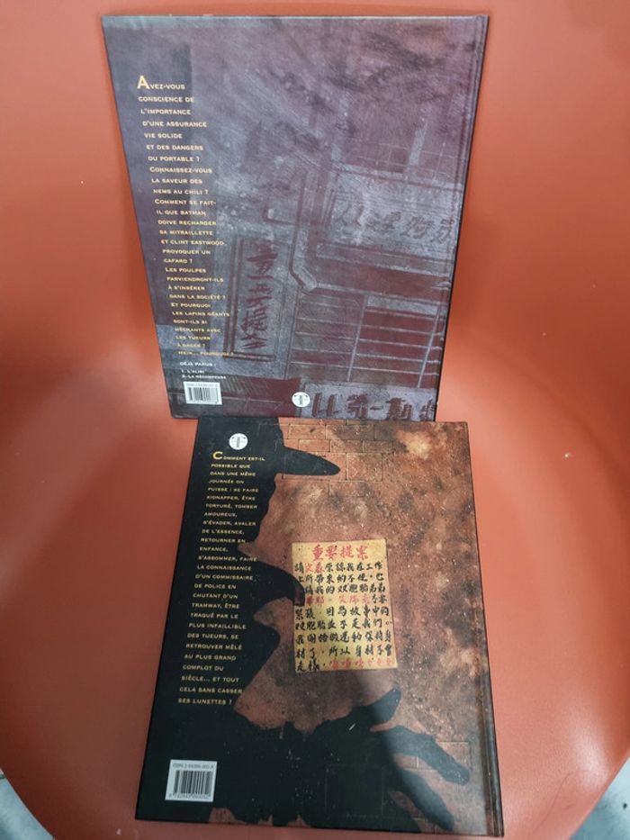 lot de deux BD policier Hong Kong Triad Notte Mallié Rieu - photo numéro 2