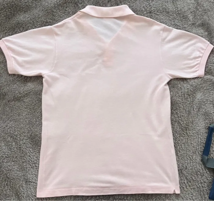 Polo Lacoste rose pastel homme taille 3 (taille M) parfait état - photo numéro 5