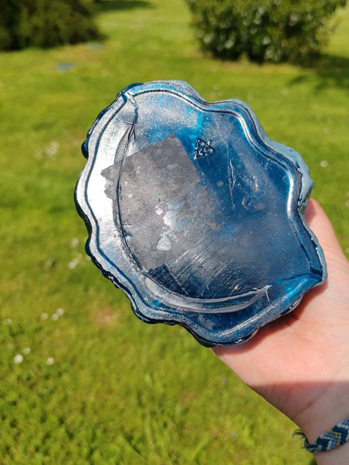 Grande figurine vintage Pocahontas sur son rocher - photo numéro 13