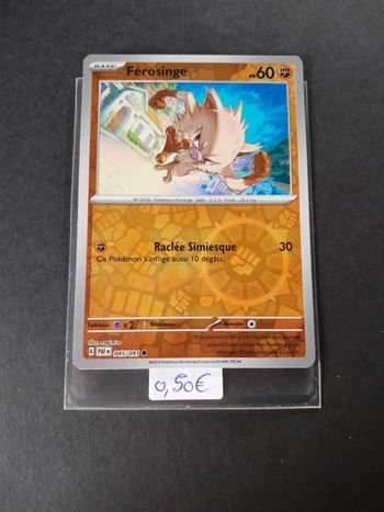 Carte Pokémon Férosinge Reverse 45/091