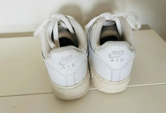 Nike basket chaussures air force 1 blanche pointure 37,5 - photo numéro 5