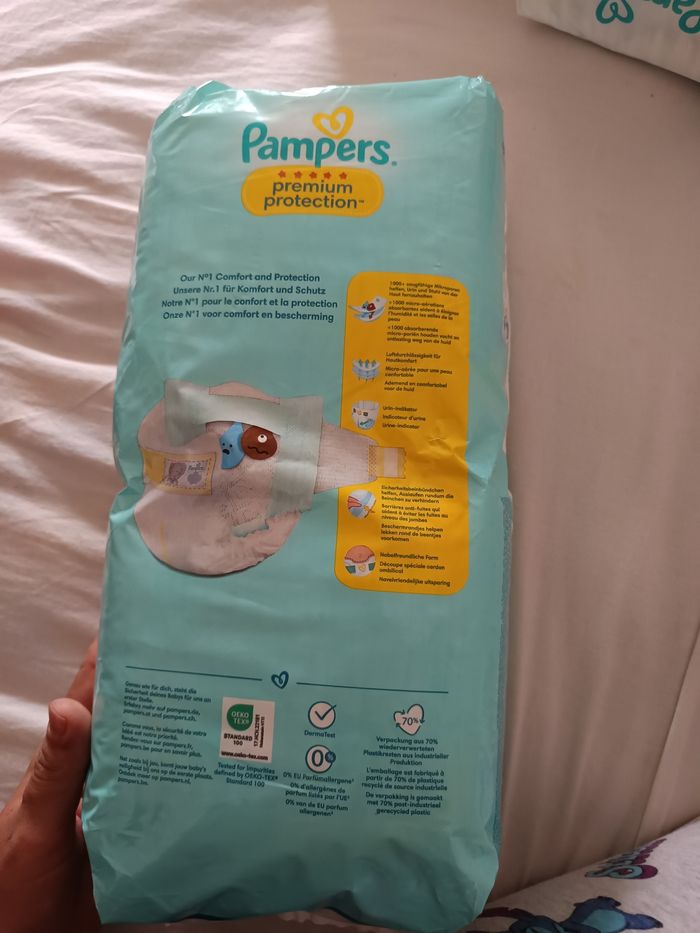 Couches bébé Pampers 1 er age neuf avec étiquette. - photo numéro 2