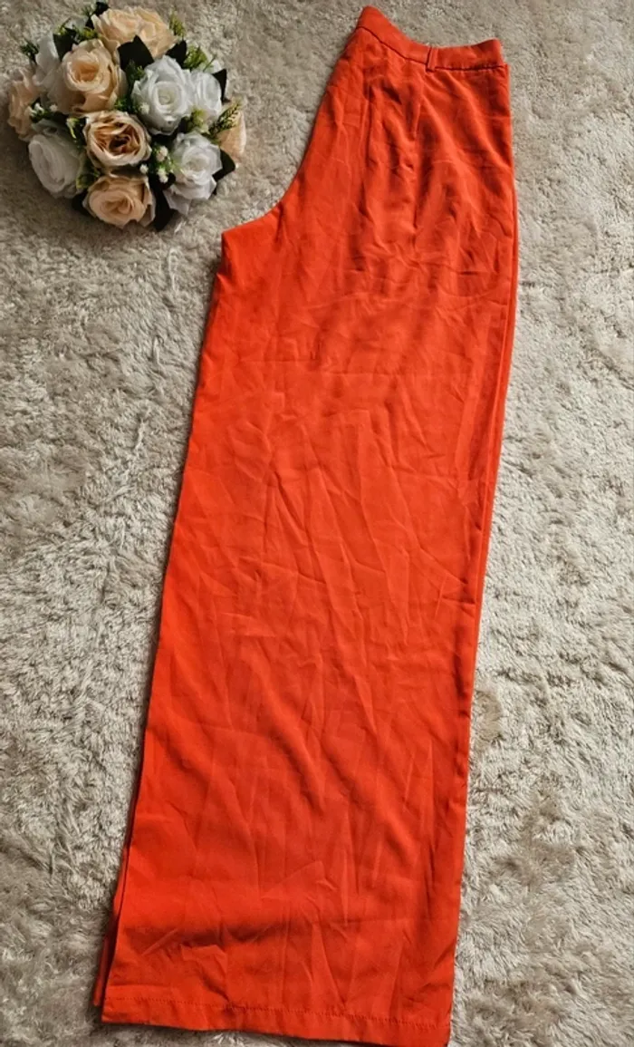 Pantalon habillé orange - photo numéro 2