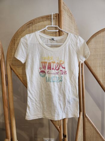Tee-shirt blanc roxy