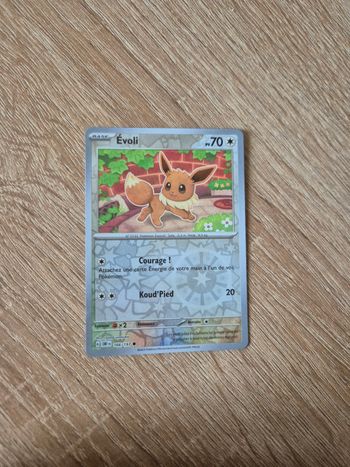 Évoli reverse Flamme Obsidiennes 