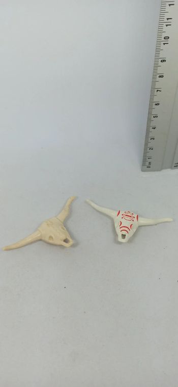 2 crânes de crânes de vache playmobil
