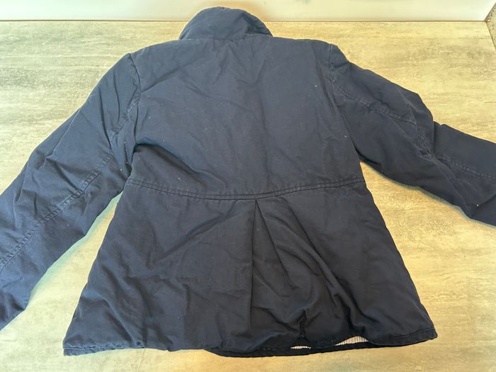 manteau parka fille jacadi taille 10 ans bleu nuit - photo numéro 4