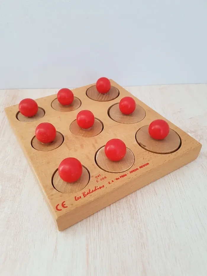 Puzzle encastrement en bois, forme et hauteur Les Baladins - photo numéro 3