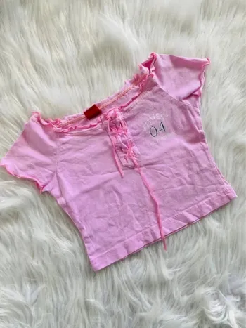 Petit top bébé fille 24 mois 2 ans Tex rose