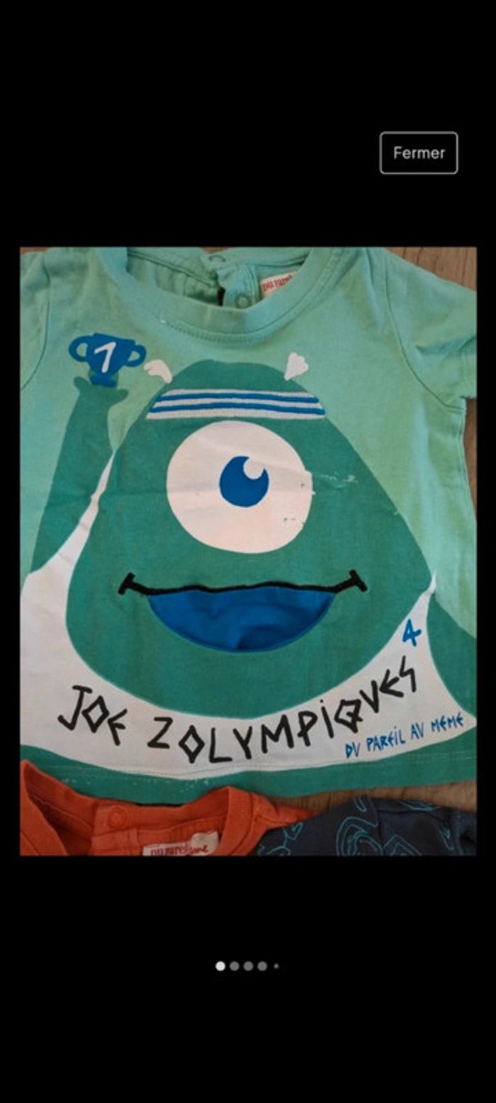T-shirts été 12 mois - photo numéro 3