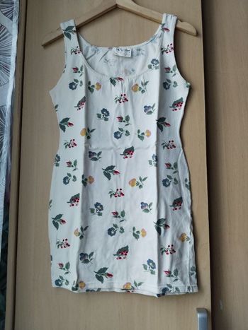 Robe crème à fleurs Studio Paris