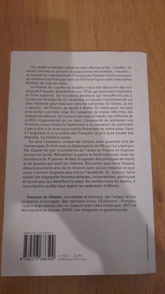 La France a quitte ou double - photo numéro 2