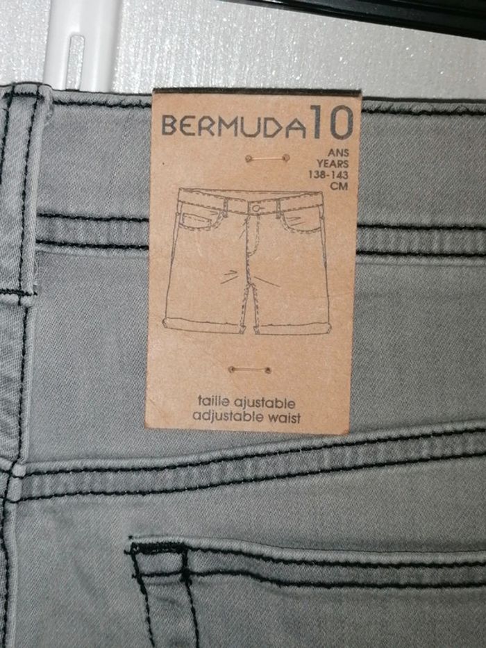 Bermudas slim confort 10ans 138.143cm Neuf Étiqueté - photo numéro 5