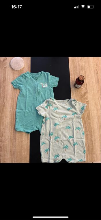Lot de 2 pyjamas été 12 mois