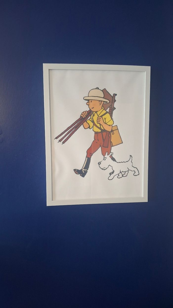 Tableau tintin 42x32  ( possible x2) - photo numéro 2