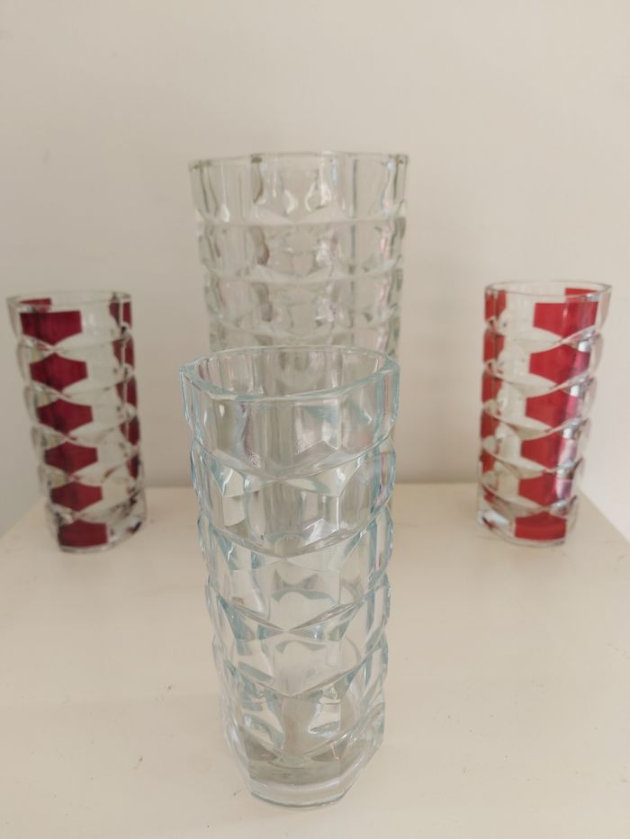 Lot vases art déco vintage France - photo numéro 3