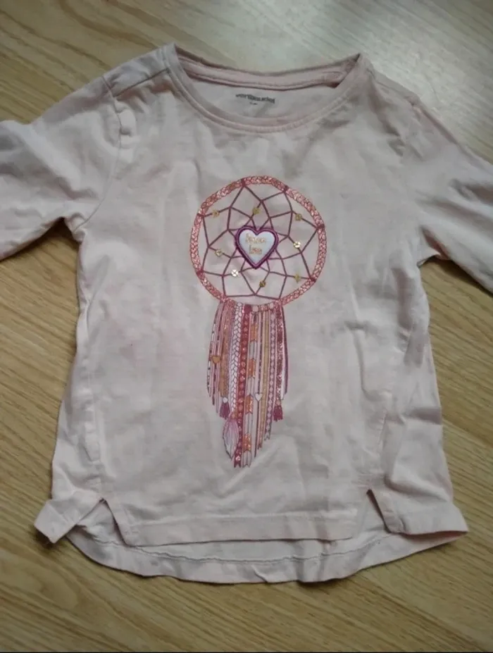 Haut manches longues. Rose. Fille. Vertbaudet.
Taille 4 ans - photo numéro 3