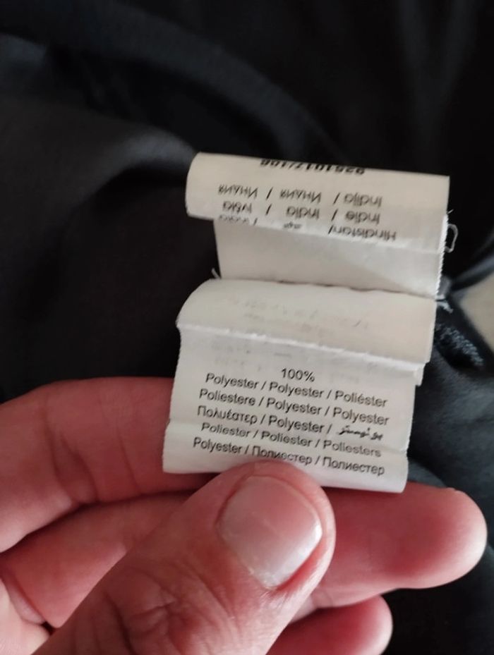 Blouse Bonobo noir devant transparent motif papillon TS - photo numéro 5