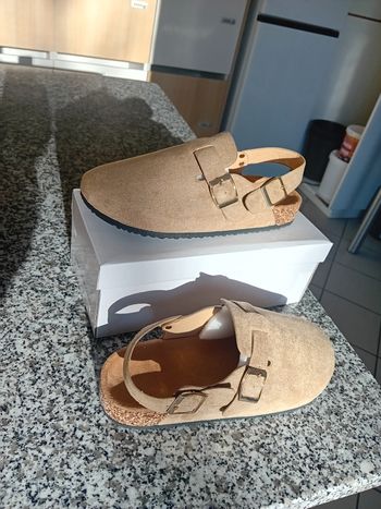Mules femme kaki 40 