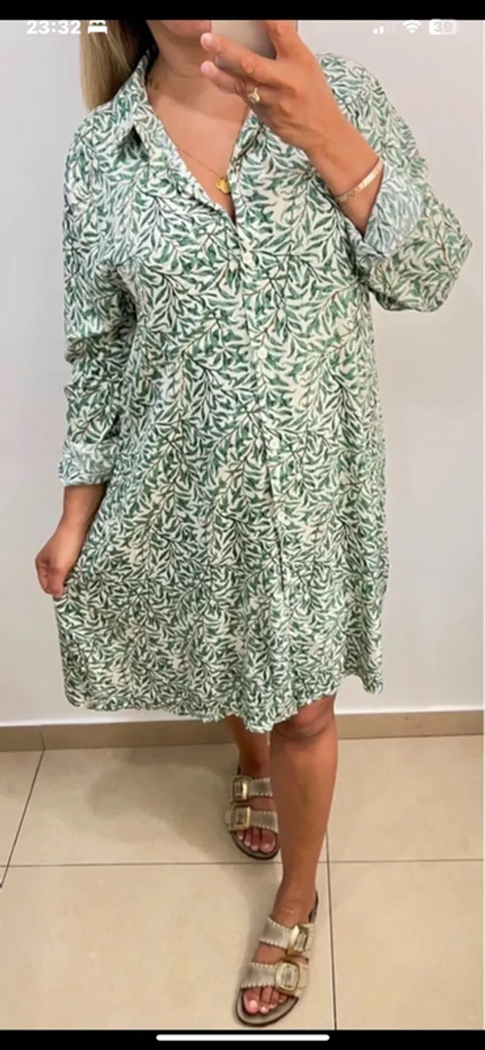 Robe chemise fluide