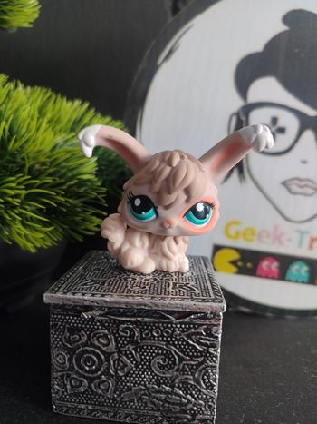 Lps0854 My Littlest Petshop Pet Shop LPS Hasbro bunny Angora Lapin 1471