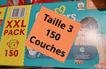 Couches pampers taille 3