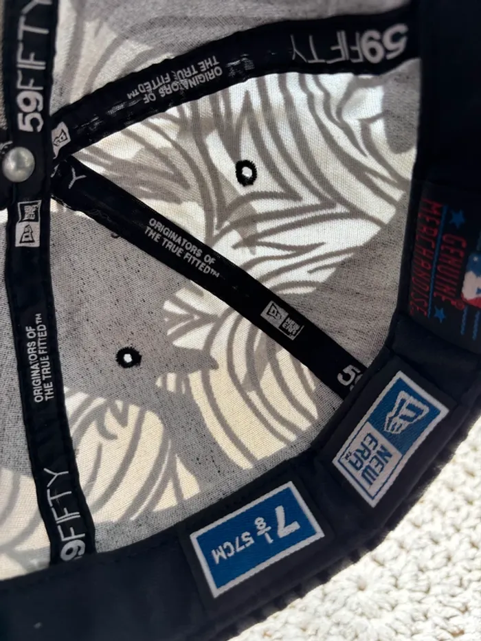 New Era 59Fifty Casquette Yankees édition vintage – motif tribal-zebre noir & blanc 57 - photo numéro 9