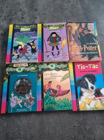 Lot de 6 livres abominable Maud , Harry Potter ..
