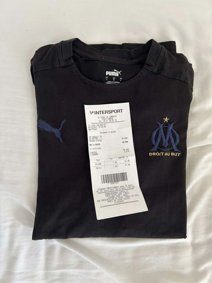 T-shirt à manches courtes foot Olympique de Marseille en coton - photo numéro 15