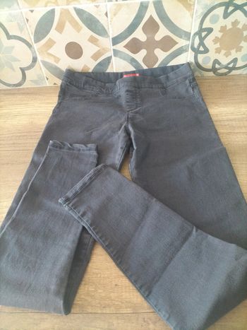 Pantalon élastique 16 ans neuf tissaia gris foncé