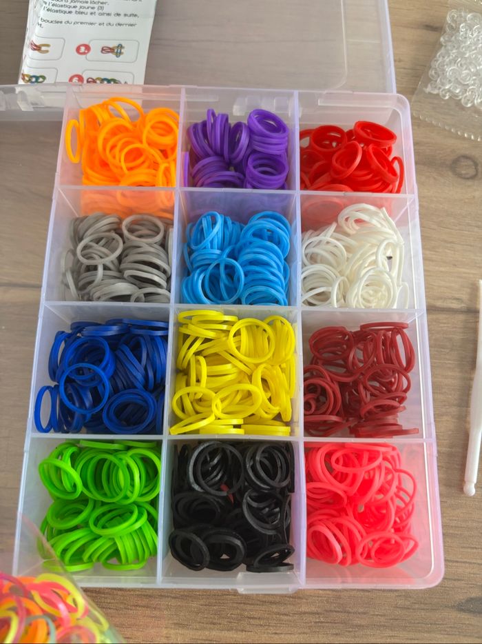 Boîte fabrication bracelets élastiques - photo numéro 6