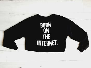 Vêtement femme pull léger court noir Bershka Taille S