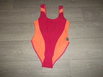 Maillot de bain 1 pièce HAUTE PRESSION rose et orange taille M TBE