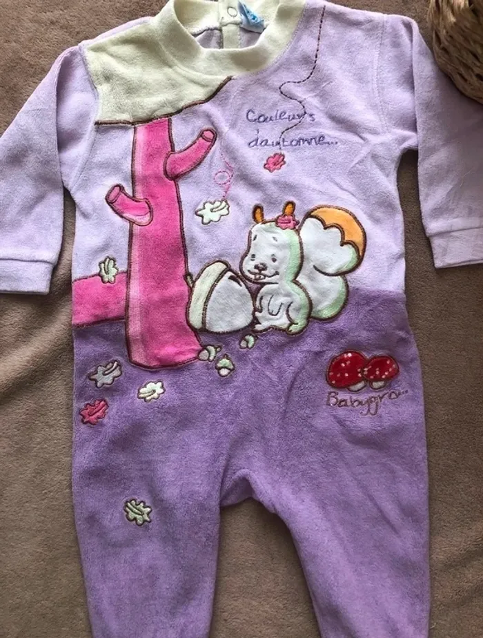 Grenouillère parme violet fille Babygro - photo numéro 8
