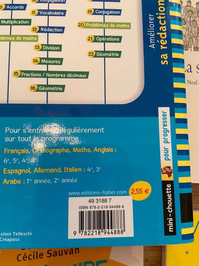 Lot de quatre guides pour réussir son entrée en 6e - photo numéro 17