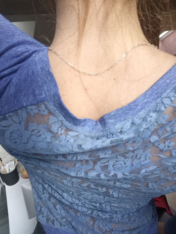 Pull t-shirt dos dentelle transparent - photo numéro 5