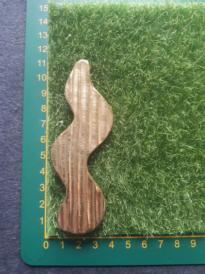 Très grand broche placé or vintage - photo numéro 10