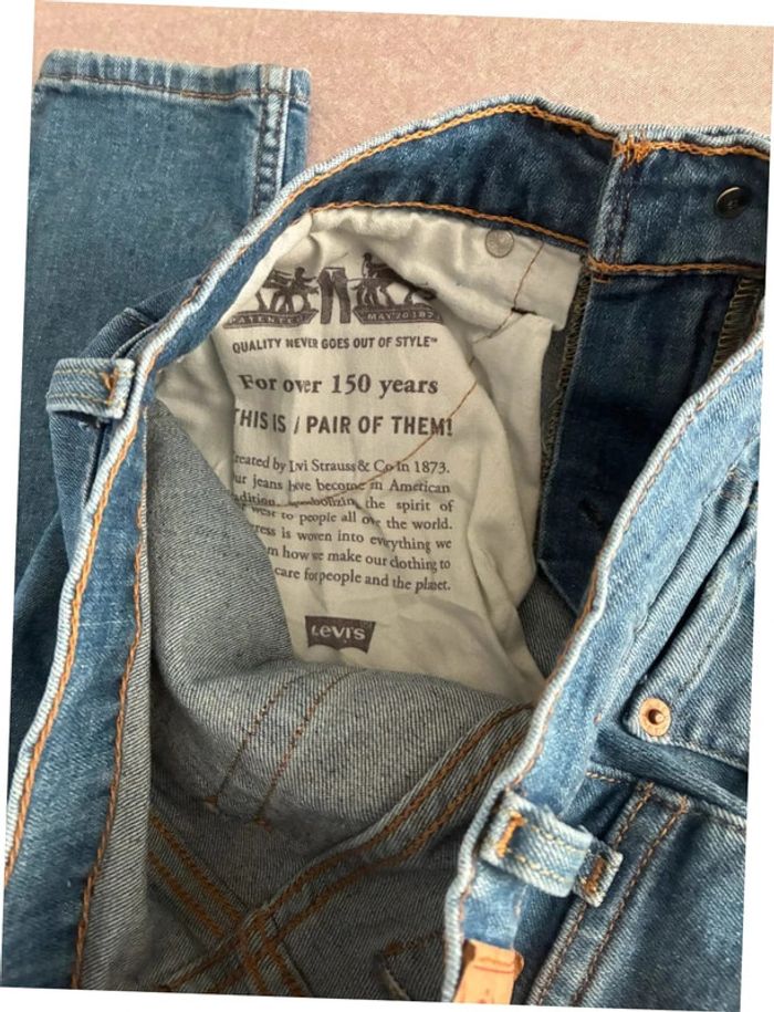 Jeans Levis skinny taper W29L32 bleu comme neuf - photo numéro 10