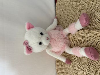 Doudou chat rose blanc Misty Petits Twist HISTOIRE D'OURS