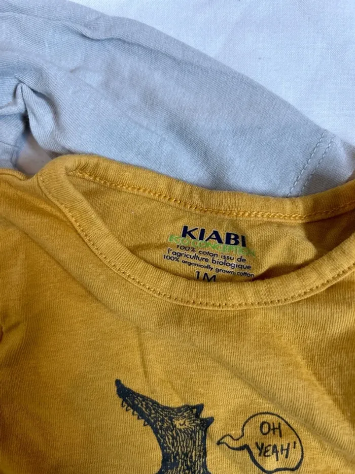 Lot t-shirt bébé - photo numéro 2
